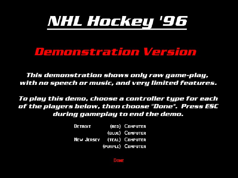 NHL 96